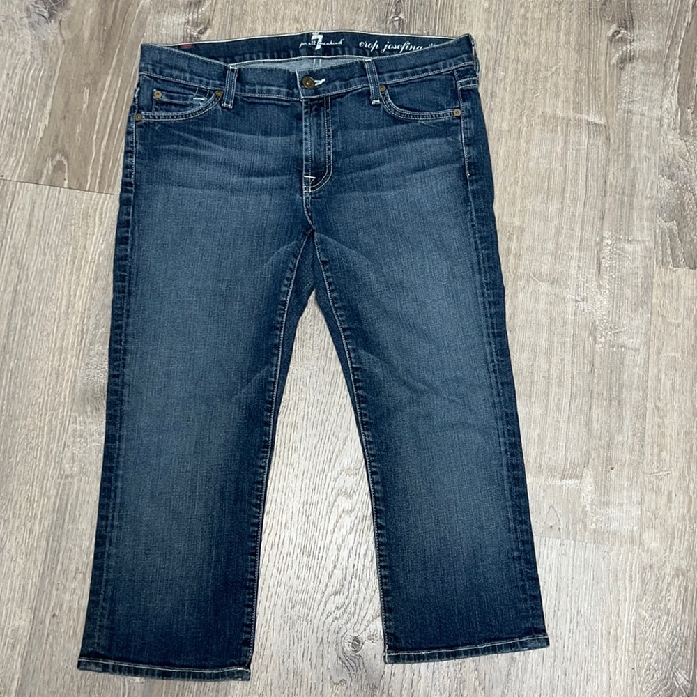 7 for all mankind cropped Josefina jeans